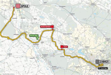 Tour De Pologne 2020 Etap 2 Opole Zabrze MAPA TRASA MAPA 2 TdP 2020