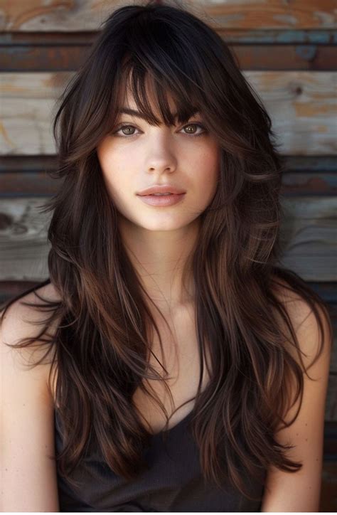 Corte Com Franja Feminino - Corte de Cabelo Longo com Franja: As Melhores Ideias para Mudar o ...