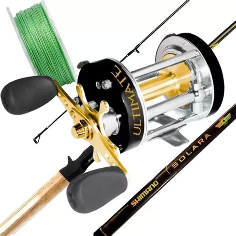 Combo Pesca Rotativo Spinit Mariner Ca A Spinit Tra