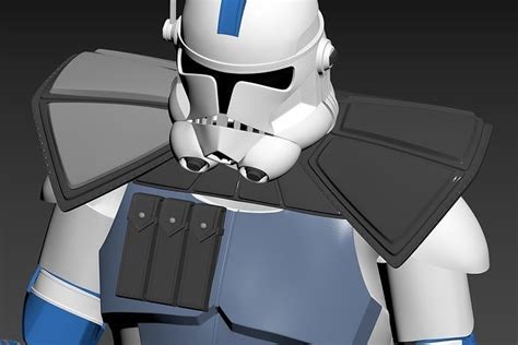 Star Wars Arc Clone Trooper Fives Full Armor Phase D Model D