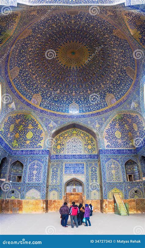 Interior Of Imam Mosque In Isfahan Editorial Stock Photo - Image of ...