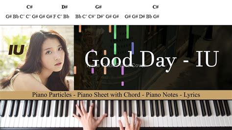 Iu Good Day Piano Cover Youtube