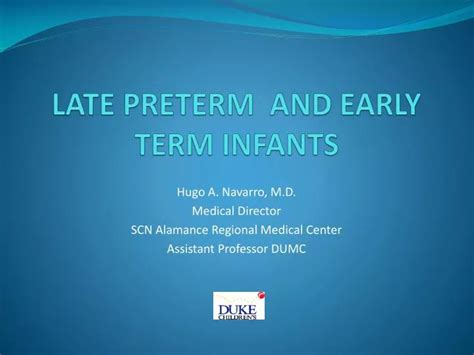 Ppt Late Preterm And Early Term Infants Powerpoint Presentation Free