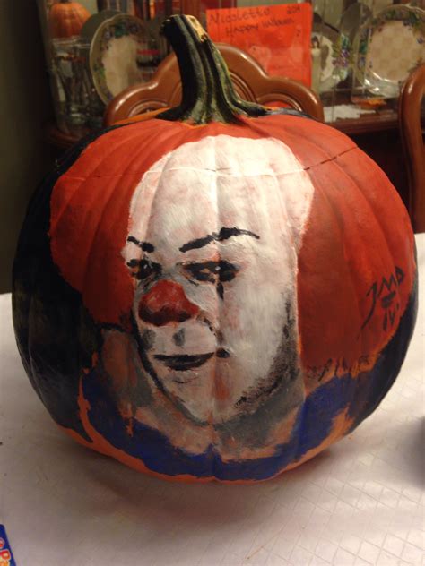 It - pennywise My pumpkin design this year :) | Pumpkin design ...