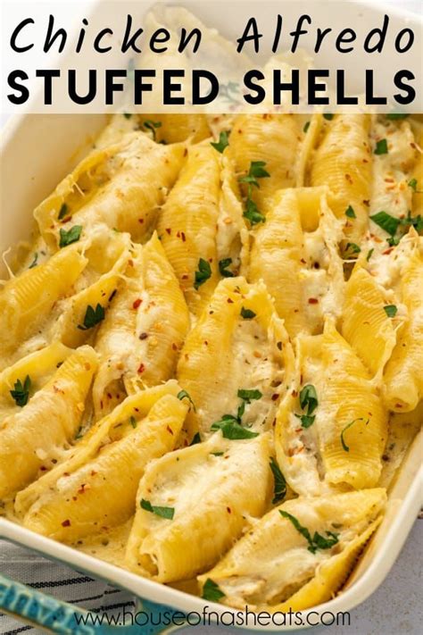 Chicken Alfredo Stuffed Shells Artofit