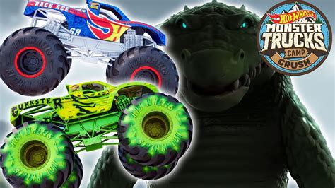 Hot Wheels Monster Trucks Face The Titan Crocodile Monster Truck