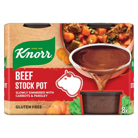 Knorr 8 Beef Stock Pot 8 X 28g Zoom