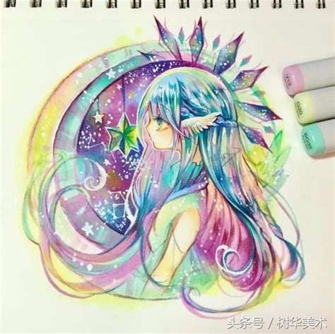 手繪各種角色女孩 好喜歡她的畫！ 每日頭條