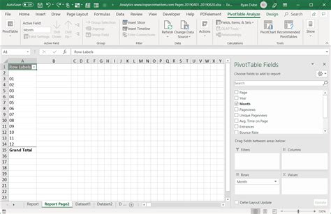 How To Create A Report In Excel