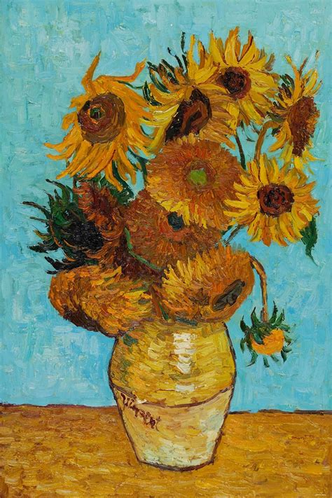 Sunflower Painting Van Gogh - SUNFLOWER