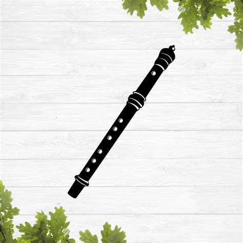 Flute Svg For Cricut Flute Graphic Etsy