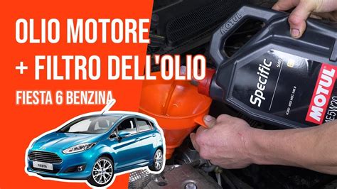 Cambio Olio Motore E Filtro Dell Olio Fiesta Ecoboost Youtube