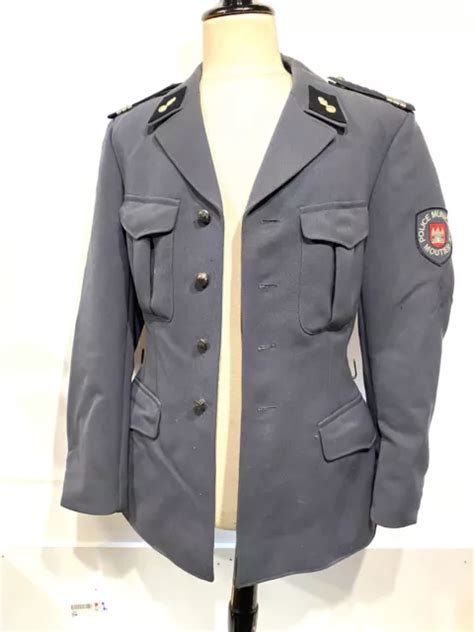 ANCIEN UNIFORME MILITAIRE Armée Suisse police municipale de Moutier EUR