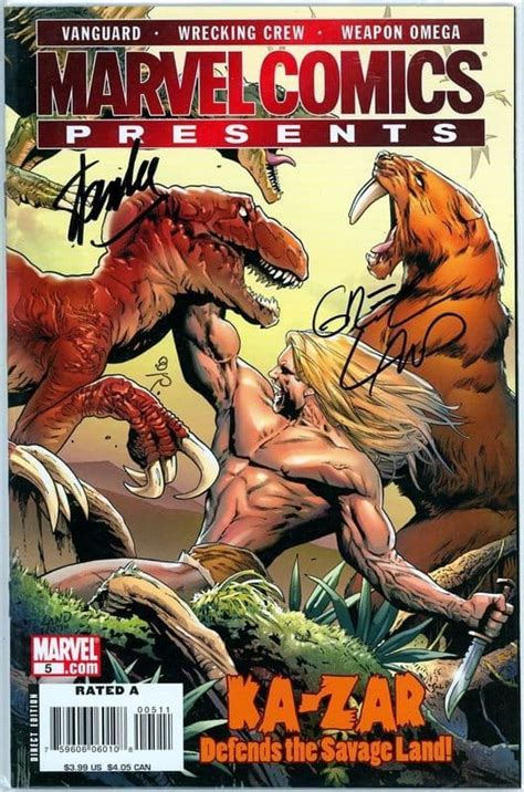 Marvel Comics Presents 5 Dynamic Forces Signed Stan Lee Greg Land Df