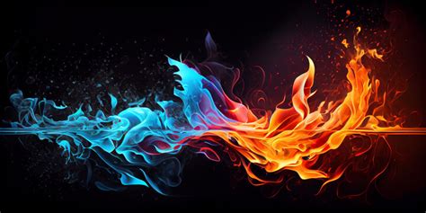 Fire And Ice Background 1920x1080