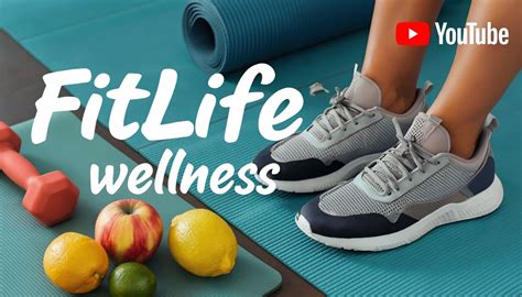 Fitlife Wellness Promotional Youtube Banner For Fitness Content