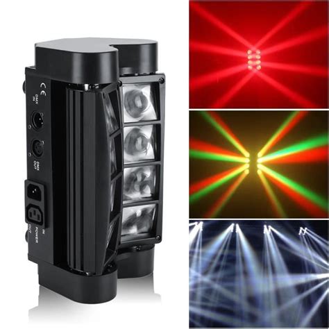 Pcs Laser Led Lumi Re De Sc Ne Lampe De Sc Ne Rgbw X W Dmx Pour