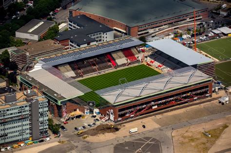 Luftbild Hamburg Stadion Millerntor Stadion St Pauli Stadion In