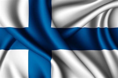 Premium Photo Waving Flag Of Finland