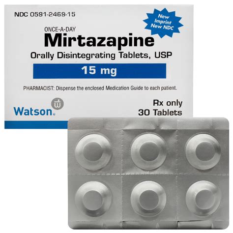 Mirtazapine 15mg Rx Products