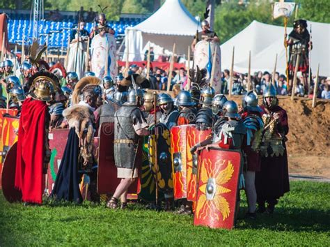 Historical Reenactment Of Boudica S Rebellion Editorial Stock Photo