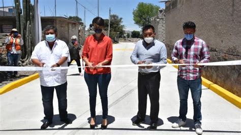 Impulsan Obras De Infraestructura Vial Y De Seguridad En Texmelucan