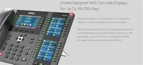 Fanvil X210 High-end Enterprise IP Phone – Fanvil IP communications equipment, New Zealand