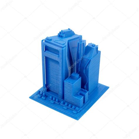 3D Printed Model Of Skyscrapers — Stock Photo © czgur #65430011