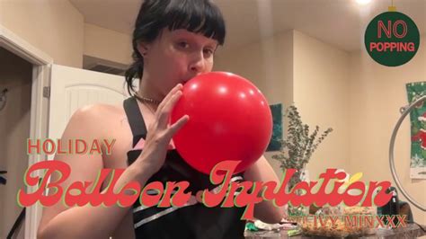 Holiday Balloon Inflation Ivy Minxxxs Clip Store Clips4sale