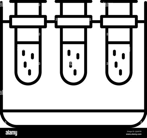 Vectores de vectores de tubos de ensayo Imágenes de stock en blanco y