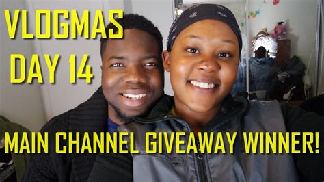 VLOGMAS DAY 14 L ANNOUNCING OUR MAIN CHANNEL GIVEAWAY WINNER YouTube