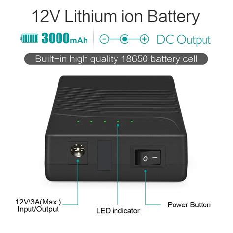 Talentcell Rechargeable 12v Dc Output Lithium Ion Battery Pack For Led