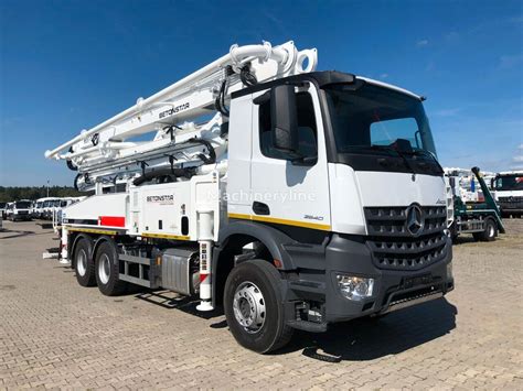 Pompa Do Betonu Betonstar H37 14 5Z Na Podwoziu Mercedes Benz AROCS