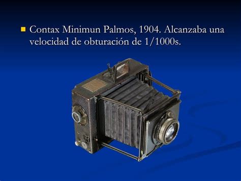 Historia y evolución de las cámaras fotográficas PPT