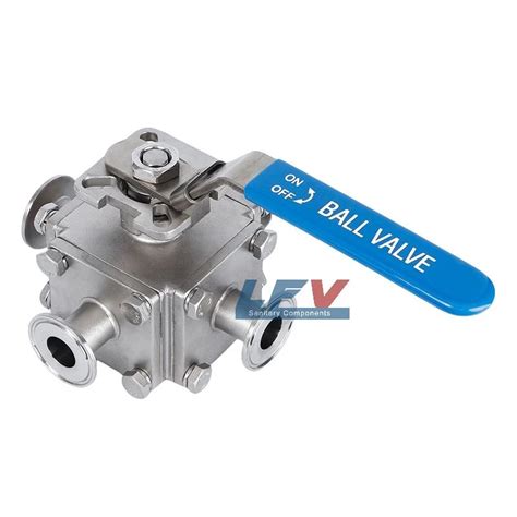 China Hygienic Pneumatic Way None Retention Ball Valves China Ball