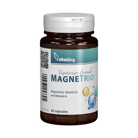 Magnetrio Magneziu Vitamina K Vitamina D Capsule Vitaking