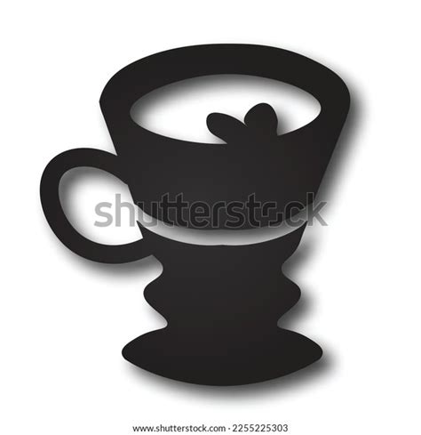 Silhouette Cup Tea Shadow Stock Vector Royalty Free 2255225303 Shutterstock