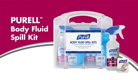 Body Fluid Spill Cleanup Made Easy Purell Body Fluid Spill Kits