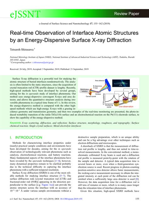 Pdf Real Time Observation Of Interface Atomic Structures By An Energy