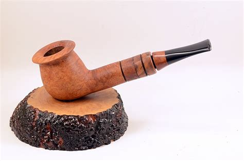 Hygrocool Bent Billiard Smoking Pipe Greek Briar 9mm Filter Model 911B