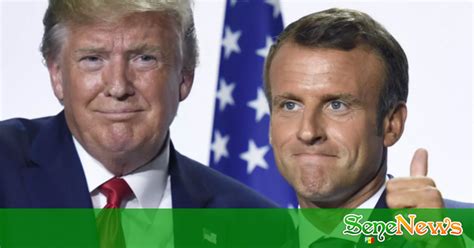 Trump Propos De Macron Tout Ce Quil Touche Devient De La Merde