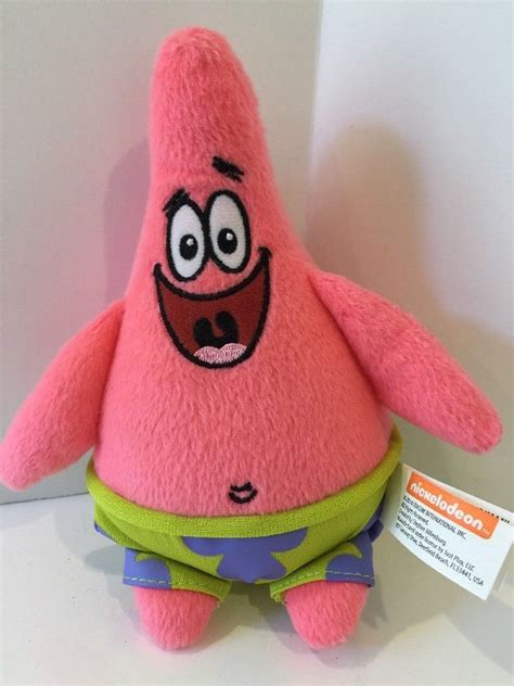 New Mini Plush Patrick Spongebob Squarepants Nickelodeon Ebay