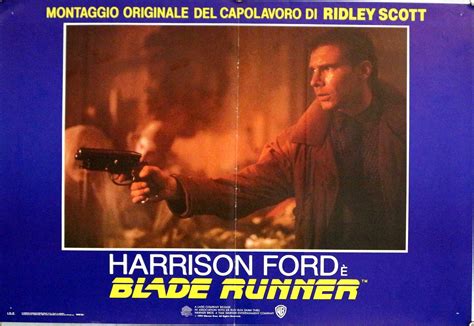 1992 Locandina Fotobusta Blade Runner Ridley Scott Harrison Ford