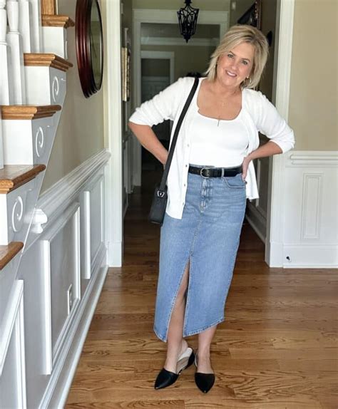 Denim Skirts For Women Over 50 How To Style