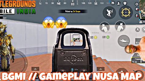 Bgmi Gameplay Nusa Map Youtube