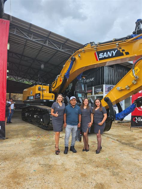 la trayectoria de sany en proyectos de construccion  mineria en