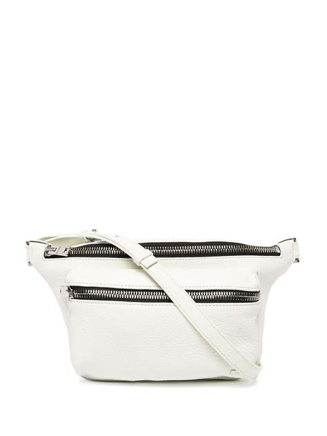 Amiri Leather Belt Bag In White | ModeSens