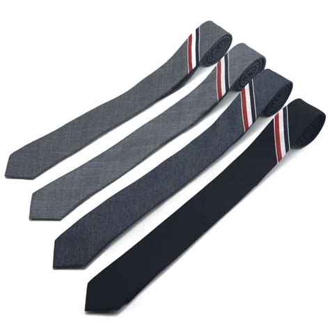 Tieset Casual Polyester Silk Ties For Men 5cm Slim Skinny Narrow Solid