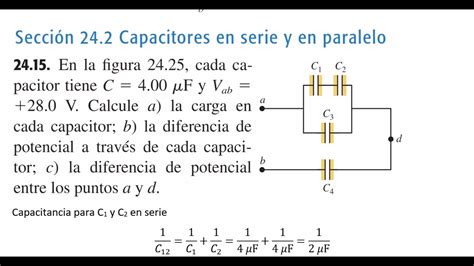 Capacitores En Serie Y Paralelo Ejercicios Resueltos Combinacion De