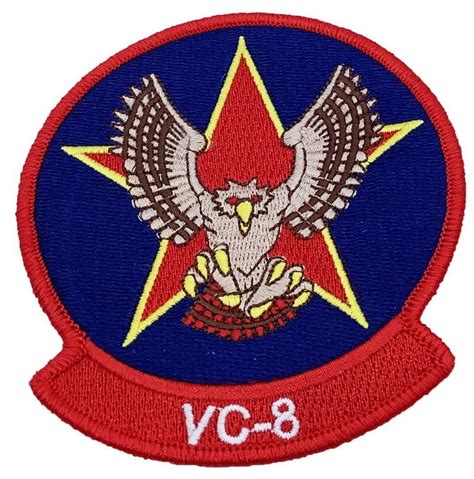 VC-8 Red Tails Squadron Patch – Sew On - Squadron Nostalgia